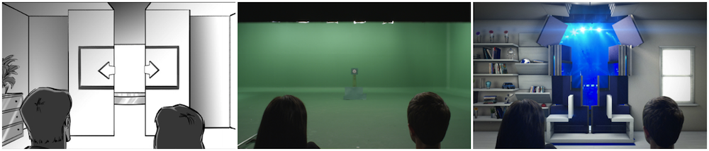 Storyboards for the FremantleMedia green screen shoot by Telly Juice Video Production London