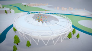 olympic stadium graphic